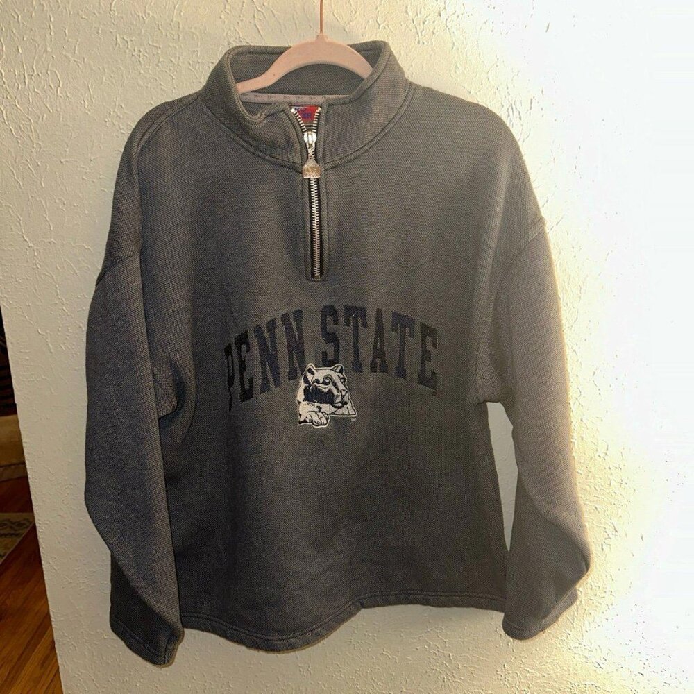 Vintage Penn state quarter zip